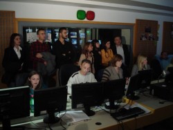 Albanian students visiting RTS   - RTS7